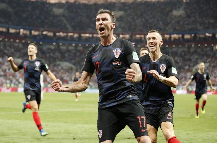 Croatia play France in the FIFA World Cup final