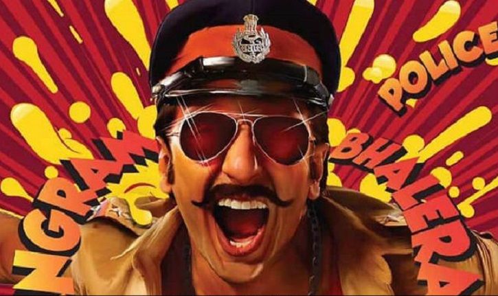A picture of Ranveer Singh from Simmba.