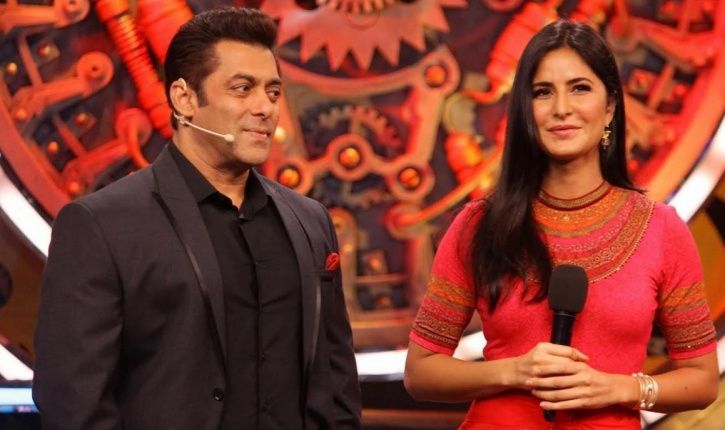 A picture of Salman Khan and Katrina Kaif who will co-host Bigg Boss 12.
