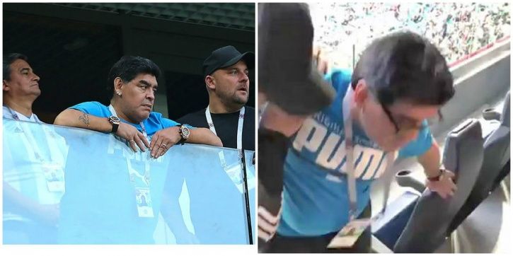Diego Maradona saw Argentina win 2-1