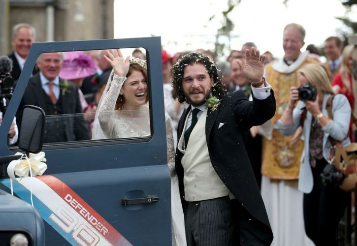 Kit Harington & Rose Leslie Are Now Man & Wife, Here Are The First Pics Of The Happiest Couple