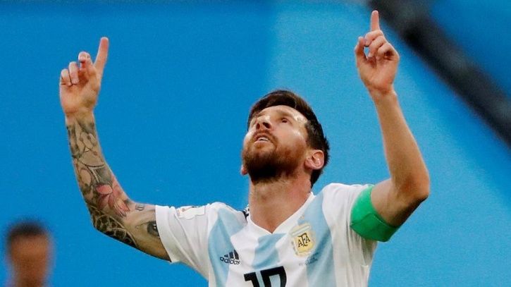 Lionel Messi scored vs Nigeria
