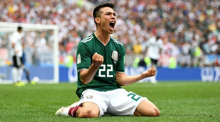 Lozano scores only goal for Mexico as they defeat Germany at World Cup 2018