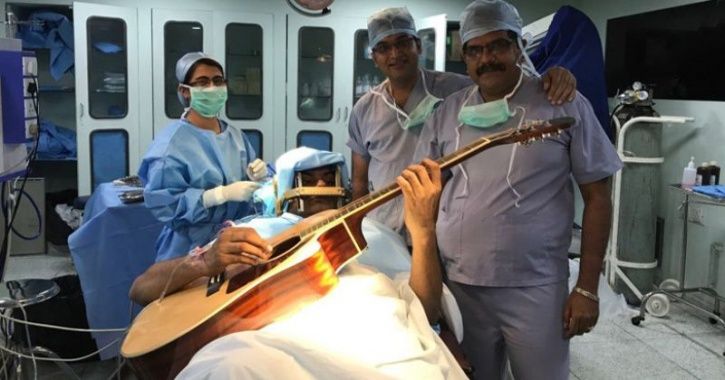 Man Played Guitar As Bengaluru Neurologists Operated His Brain