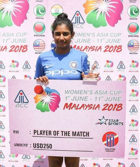 Mithali Raj deservedly won the Woman of the Match award after her 97 helped Indian women