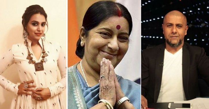 Swara Bhaskar & Vishal Dadlani Support Sushma Swaraj Against Trolls Amid Inter-Faith Couple Passport