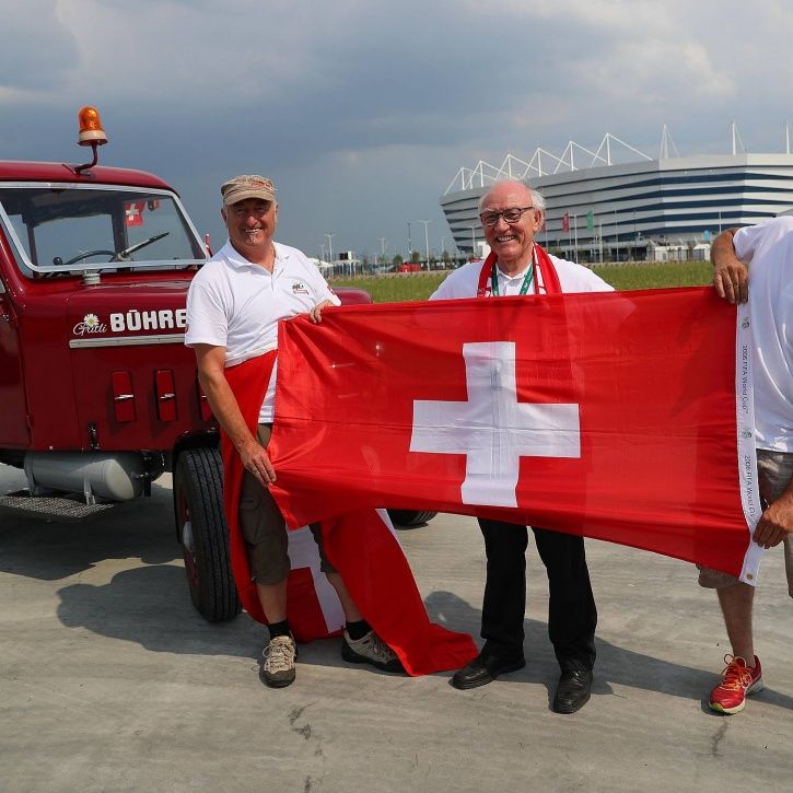 These fans are die-hard supporters of Switzerland