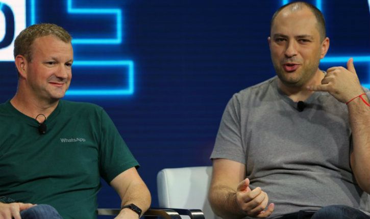 WhatsApp founders Brian Acton and Jan Koum