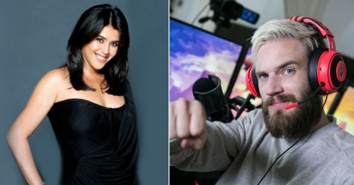 Youtuber Pewdiepie Mocks Ekta Kapoor In His Latest Viral Video For Going On A Rant Against Him Before going into the details about what happened and what should have happened, let's first see who ekta kapoor is : youtuber pewdiepie mocks ekta kapoor in