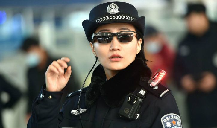 china ai goggle for police
