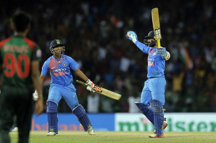 Dinesh Karthik made 29 not out in 8 balls