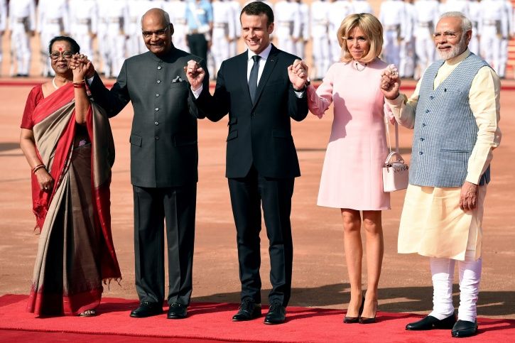 Emmanuel Macron And Narendra Modi Put On A Lovey Dovey Show As The French President Visited India