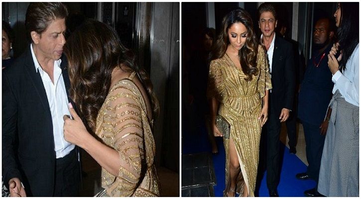 Shah Rukh Khan Helps Wifey Gauri Walk In Her Tricky Gown And We Cannot Stop Admiring Them 