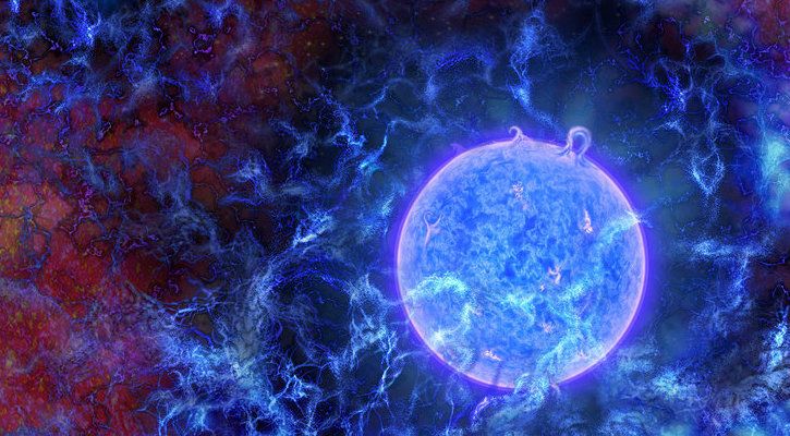 Star formed after the Big Bang