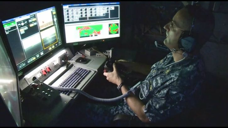 US Navy Xbox controller on submarine