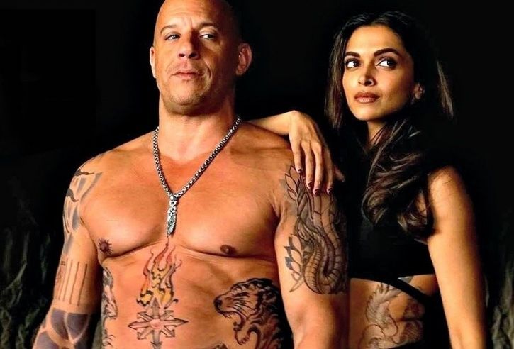 A picture of Deepika Padukone and Vin Diesel from xXx return of Xander cage.