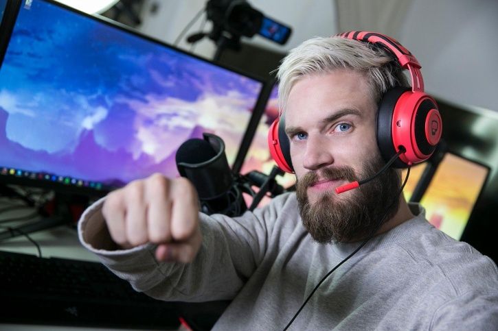 A picture of popular Youtuber PewDiePie who mocked the title track of Ekta Kapoor