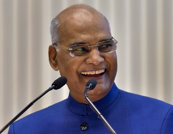 A picture of President Ram Nath Kovind.