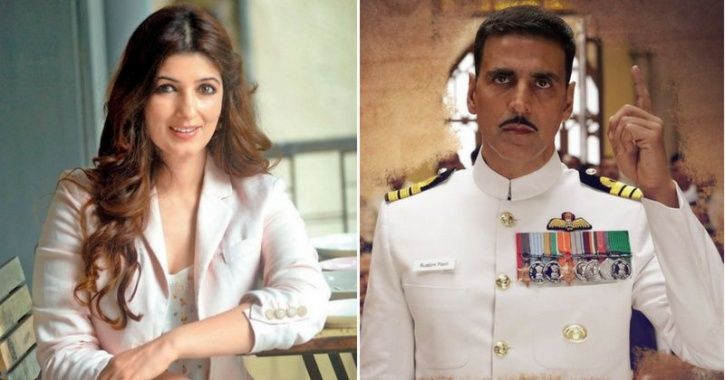 A picture of Twinkle Khanna who is embroiled in the Rustom costume auction controversy.