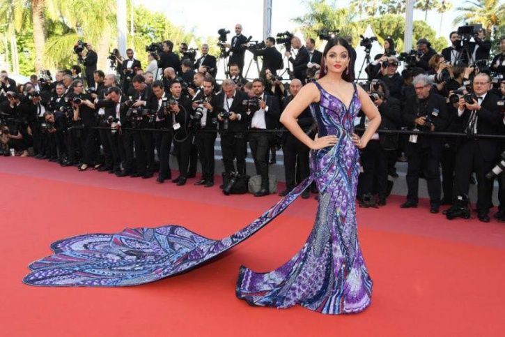Aishwarya Rai Bachchan In A Blue Ink Gown  Lady Selection Inc