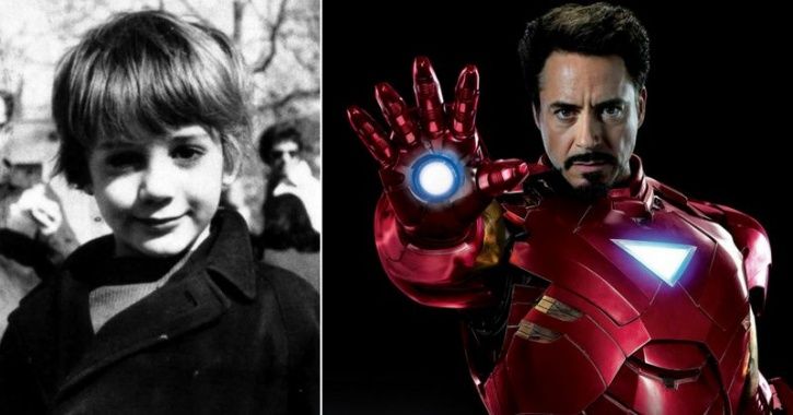 Childhood picture of Iron Man AKA Robert Downey Jr.