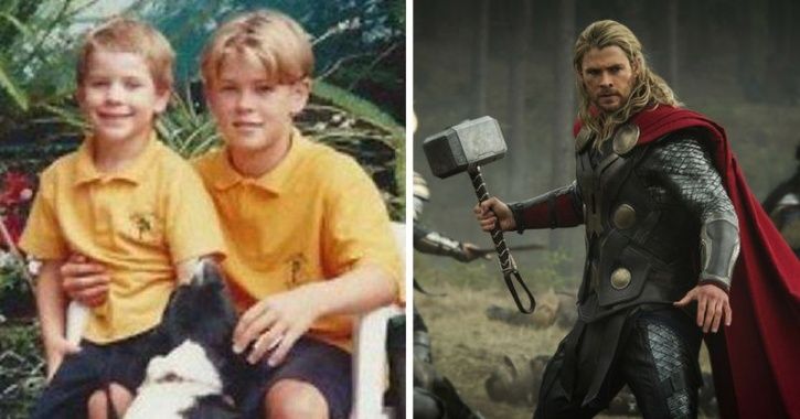 Childhood pictures of Avengers cast. Here