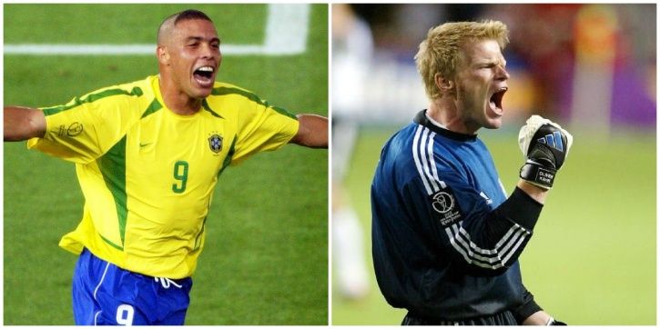 Ronaldo scored 2 goals in the 2002 FIFA World Cup final