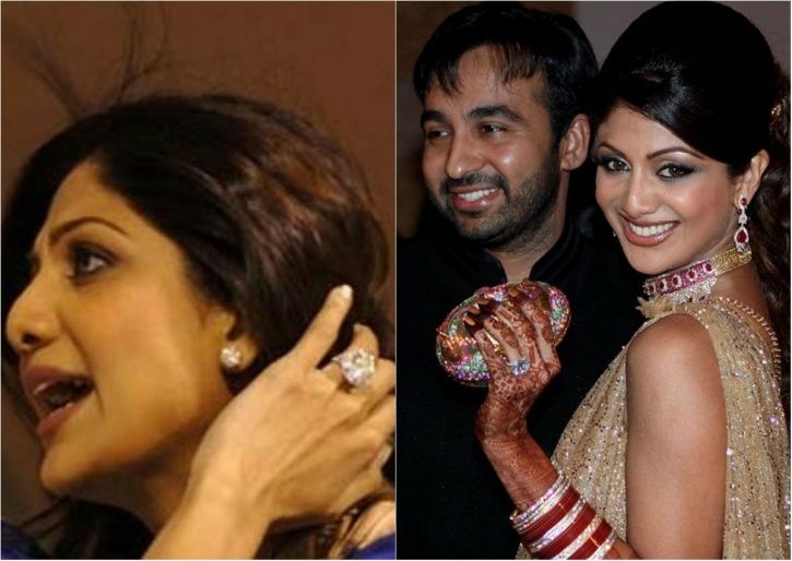 Shilpa Shetty wears a Rs 3 crore engagement ring which her business tycoon husband Raj Kundra gave.