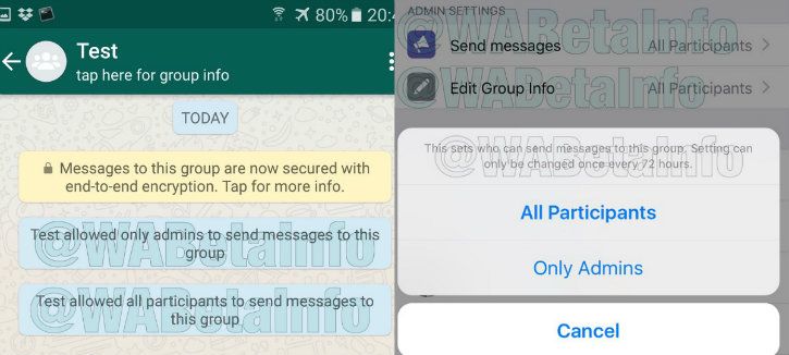 Whatsapp Will Soon Allow Restricted Groups Giving You More Power 