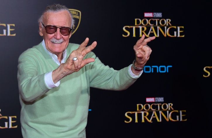 A picture of Stan Lee. 