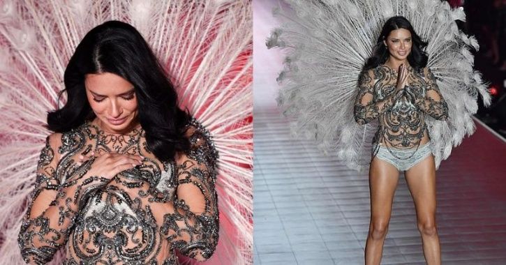 Adriana Lima Reveals What Caused Her to Cry on the VS Runway