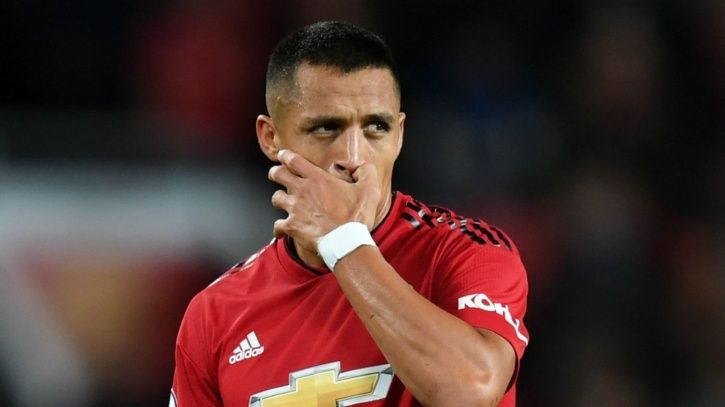 Alexis Sanchez is not happy at Manchester United