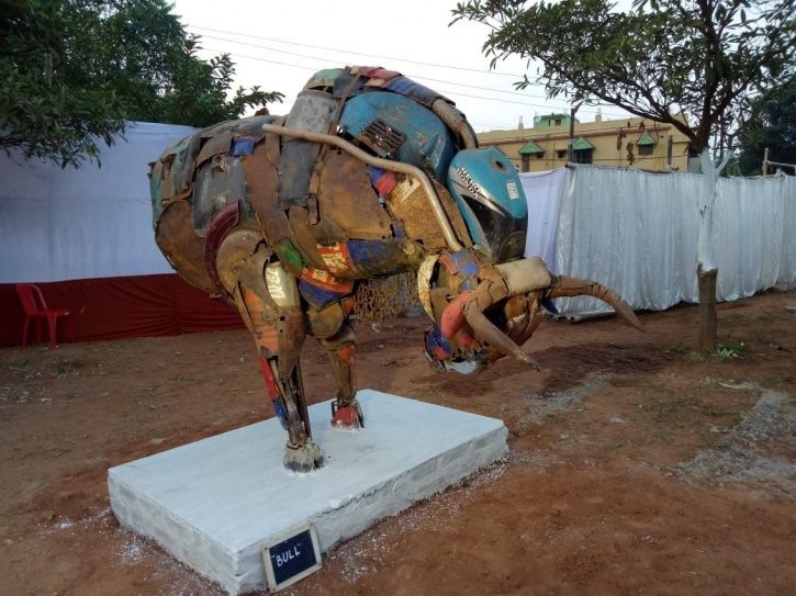 Bhubaneshwar Now Has An Open-Air Museum Of Garbage Art & It’s The Best Recycling Idea