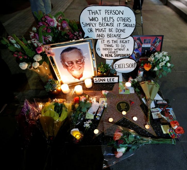 Fans pay their last tribute to Stan Lee.