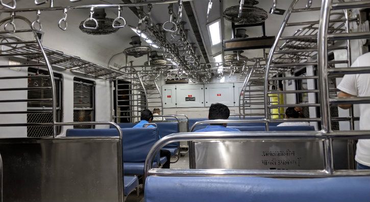 Inside a mumbai train pixel 3 xl