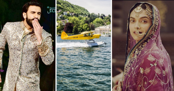 Ranveer Singh will arrive on a sea plane with his baraat for wedding with Deepika Padukone.