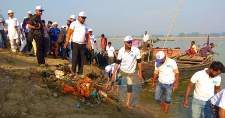 While Govt Fails To Clean Ganga, Team Of 40 Cleared 55 Tonnes Of Garbage In Month-Long Project