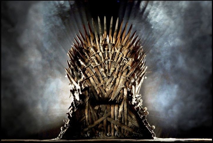 A picture of Iron Throne from Game of Thrones.