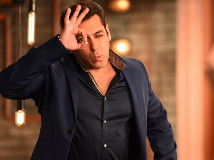 A picture of Salman Khan from Bigg Boss 12 house.