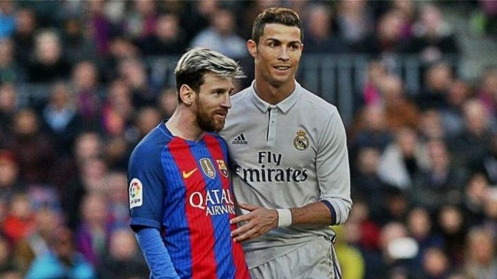 Cristiano Ronaldo and Lionel Messi come together for first-ever