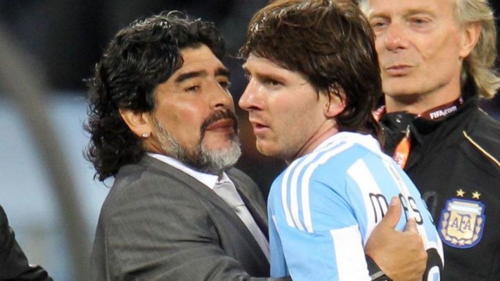 Diego Maradona Tells Pele That Lionel Messi Has No Personality