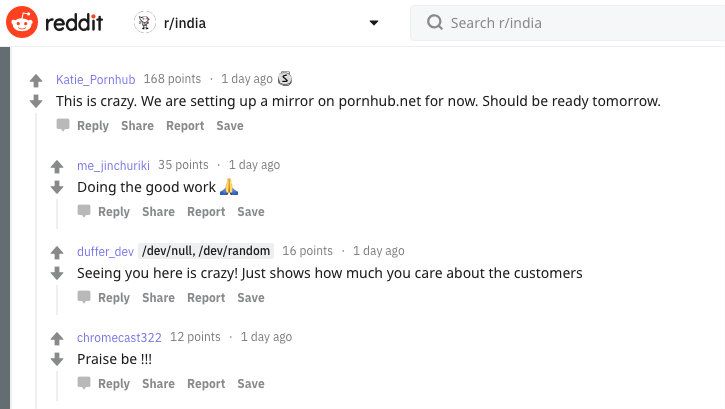 india pornhub ban