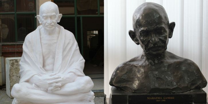 Mahatma Gandhi, Ram Vanji Sutar, Anil Sutar, statue of unity, sardar patel, sculptures, world
