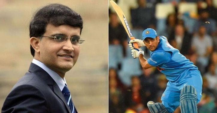 MS dhoni and sourav ganguly