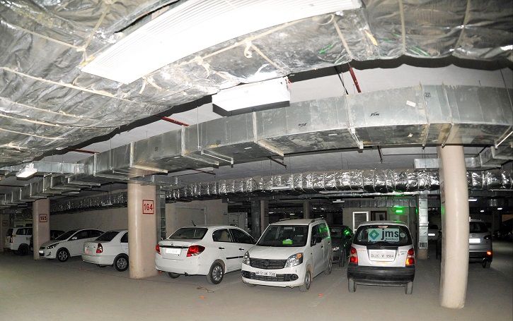 Multi Level Car Parking, Delhi, Traffic Congestion Solution