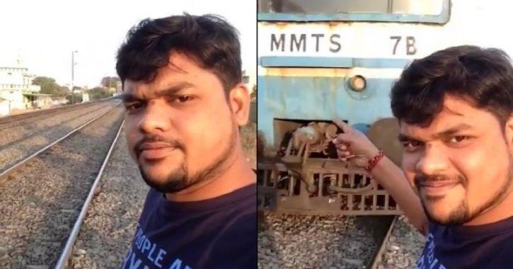 selfie train accident in the world of india