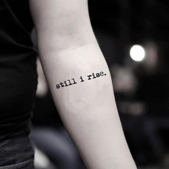 11 Meaningful Tattoos That'll Remind You To Never Give Up & Keep Moving  Forward In Life