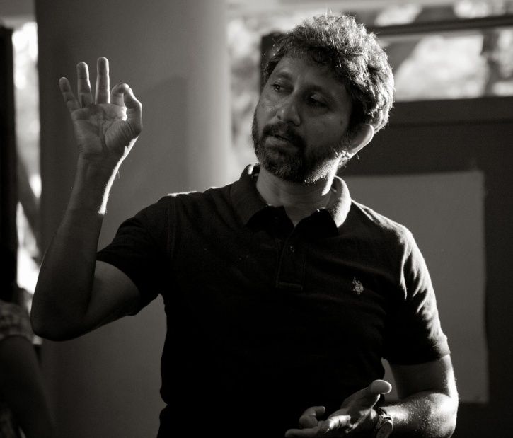 A picture of Neeraj Kabi who is an actor and a theatre artiste too. 