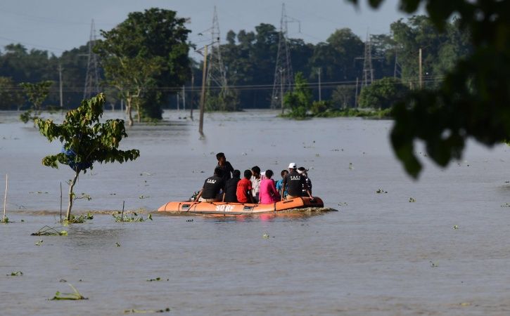 Assam floods, meghalaya, garo hills