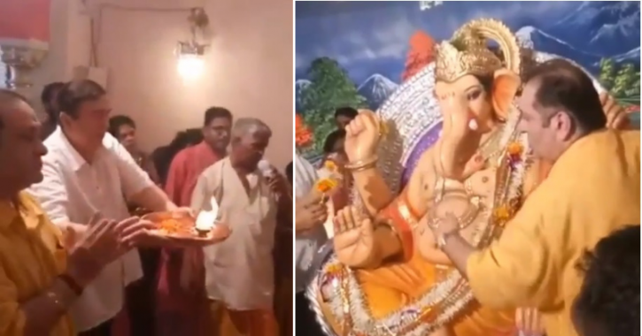 It is a tradition for the Kapoor family to come together to celebrate Ganesh Utsav ever year at the 